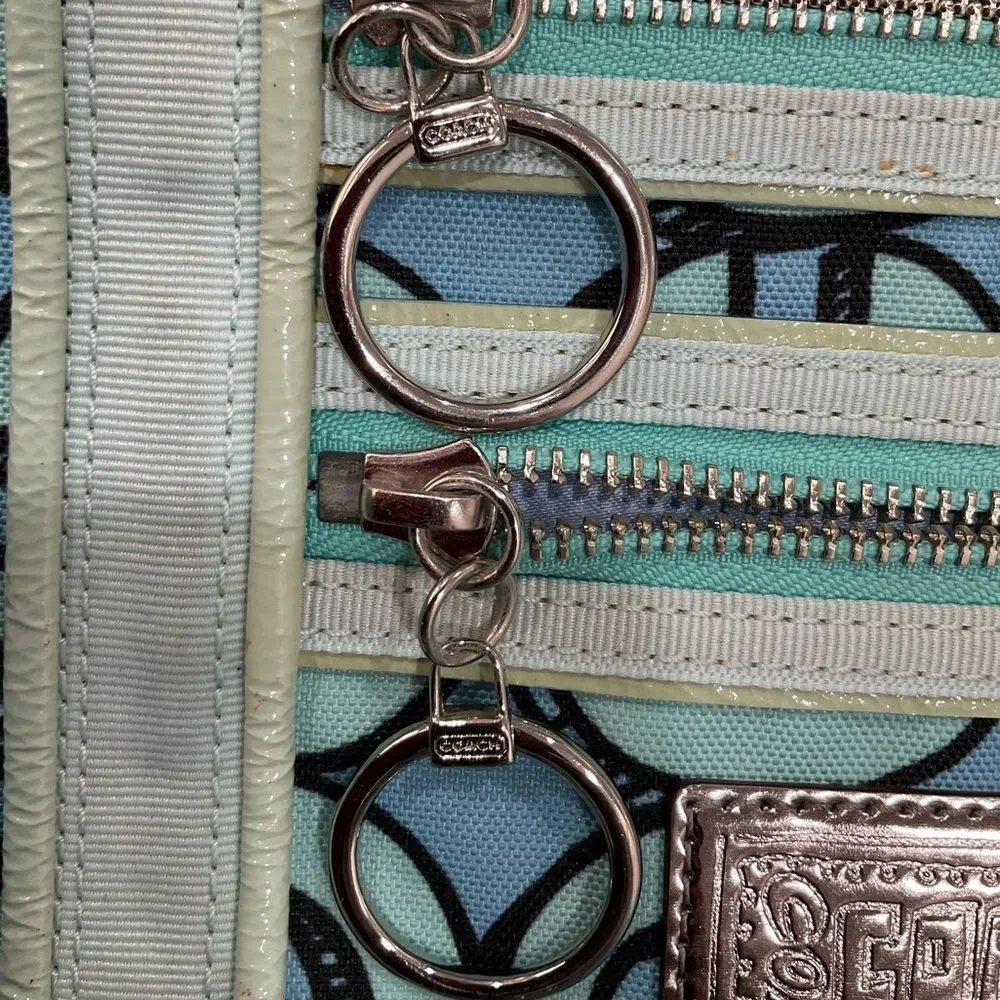 Coach Poppy 3D‎ Op Art Glam Tote Purse Handbag